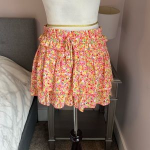 NWT Show Me Your Mumu Nat Skort in Peachy Blossom Size S